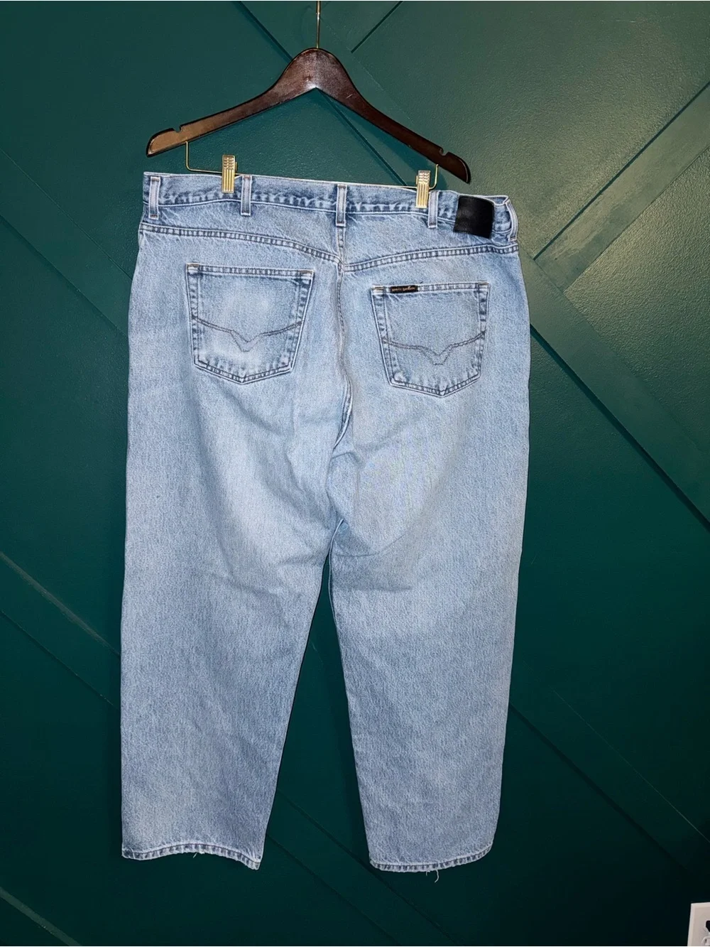 Harley-Davidson Light Blue Denim Jeans 42x30 Vintage Y2K 90’s